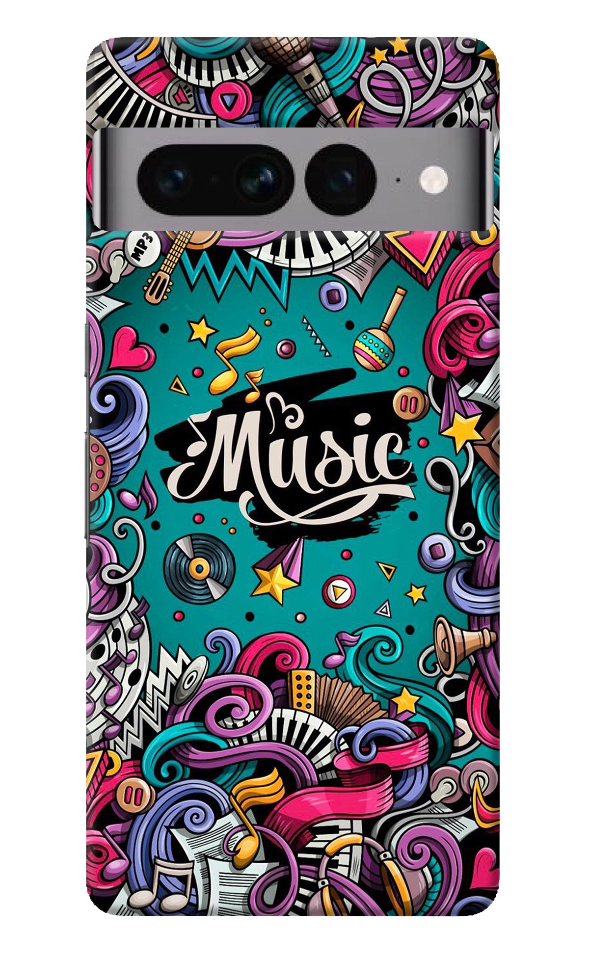 Music Graffiti Google Pixel 7 Pro Back Cover