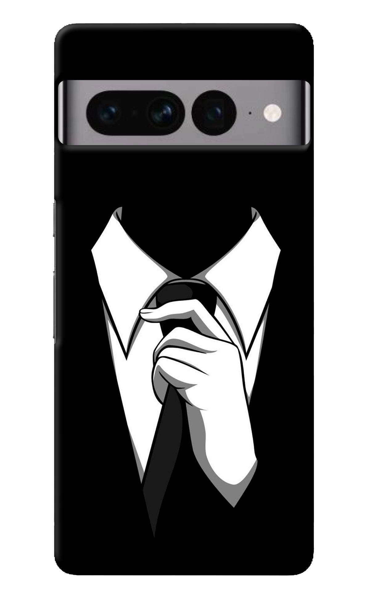 Black Tie Google Pixel 7 Pro Back Cover