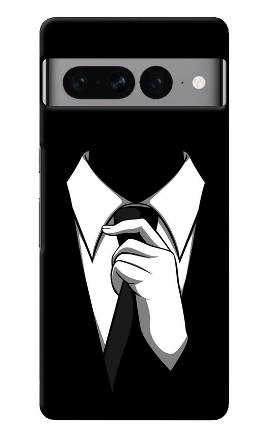 Black Tie Google Pixel 7 Pro Back Cover