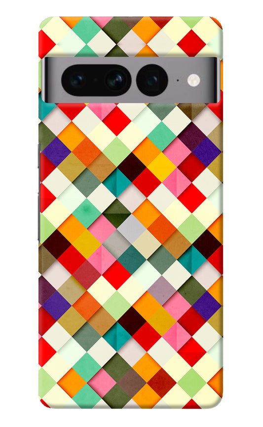 Geometric Abstract Colorful Google Pixel 7 Pro Back Cover