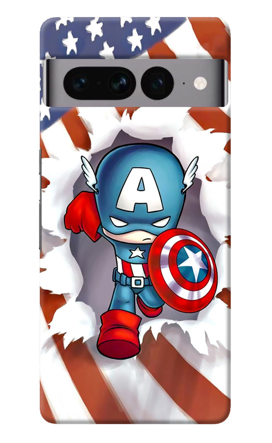 Captain America Google Pixel 7 Pro Back Cover