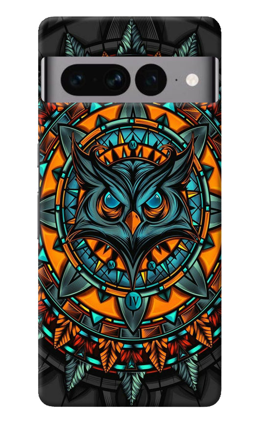 Angry Owl Art Google Pixel 7 Pro Back Cover