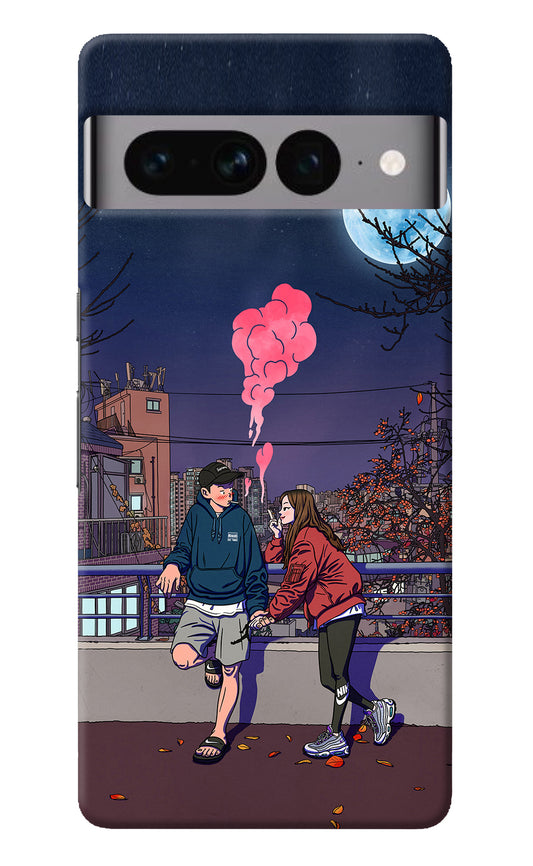 Chilling Couple Google Pixel 7 Pro Back Cover