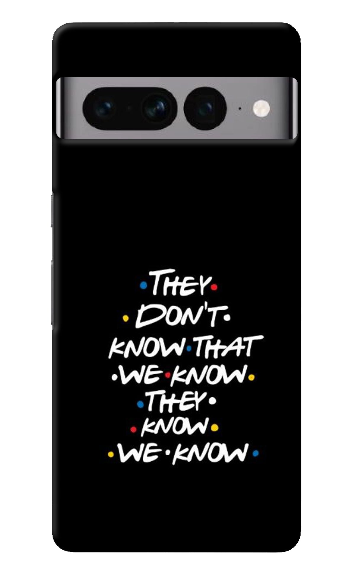 FRIENDS Dialogue Google Pixel 7 Pro Back Cover