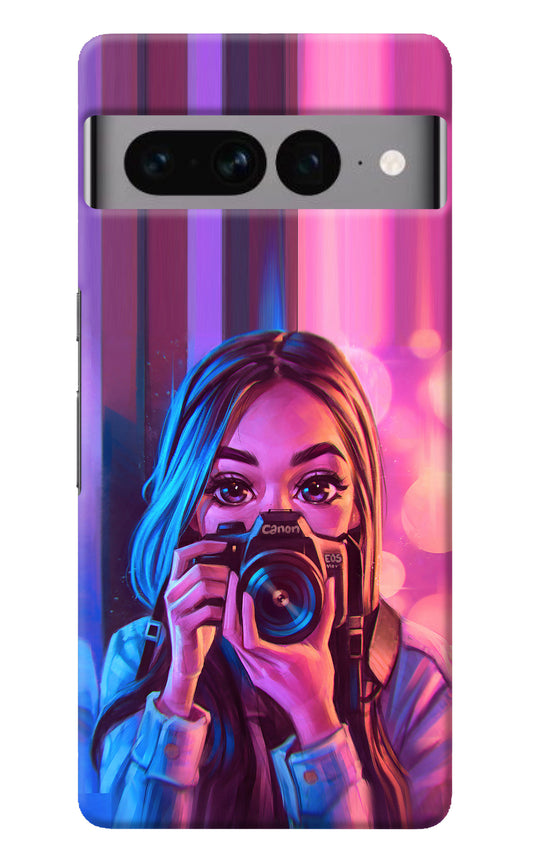 Girl Photographer Google Pixel 7 Pro Back Cover