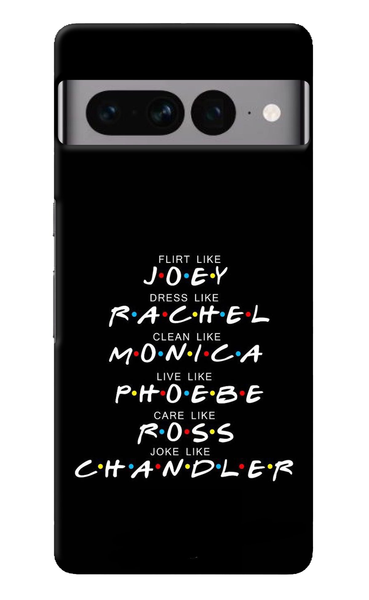 FRIENDS Character Google Pixel 7 Pro Back Cover