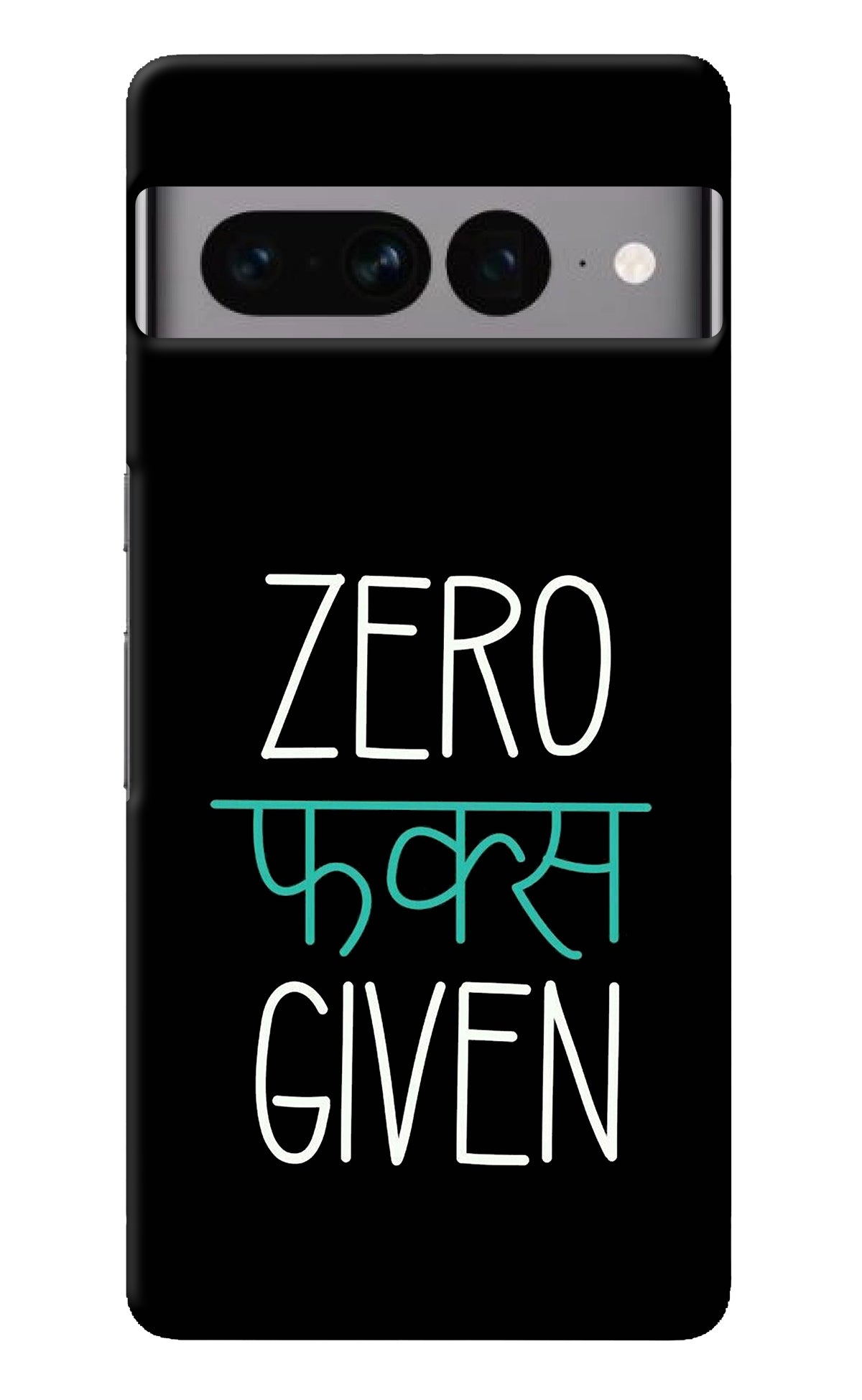 Zero Fucks Given Google Pixel 7 Pro Back Cover