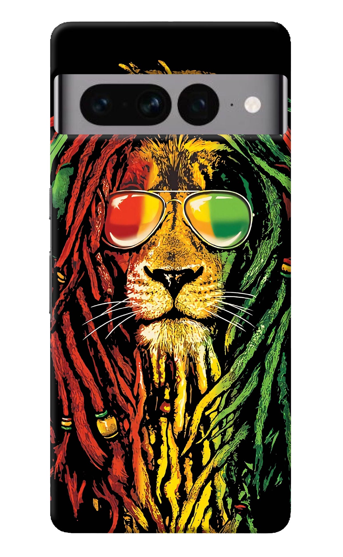 Rasta Lion Google Pixel 7 Pro Back Cover