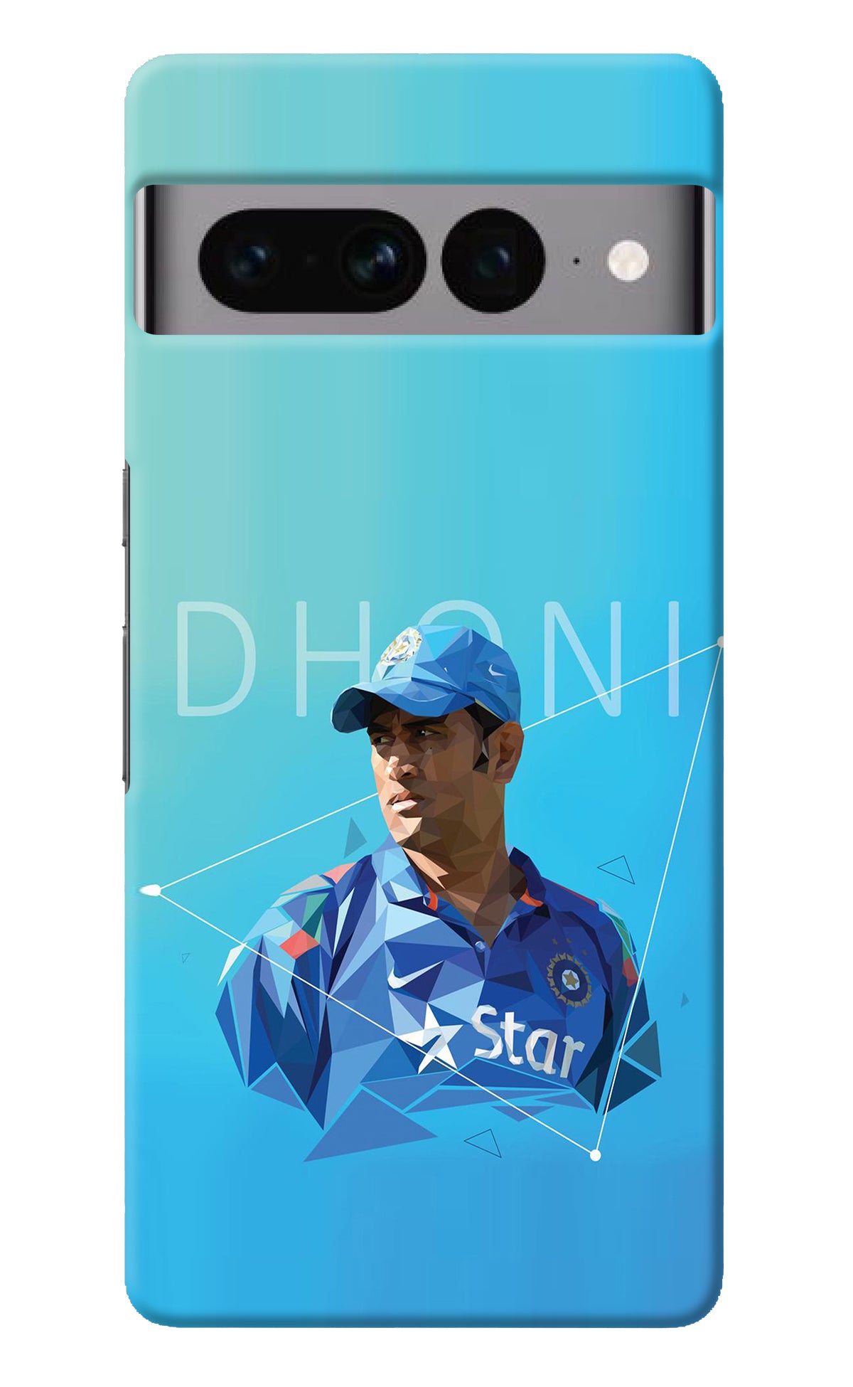 Dhoni Artwork Google Pixel 7 Pro Back Cover