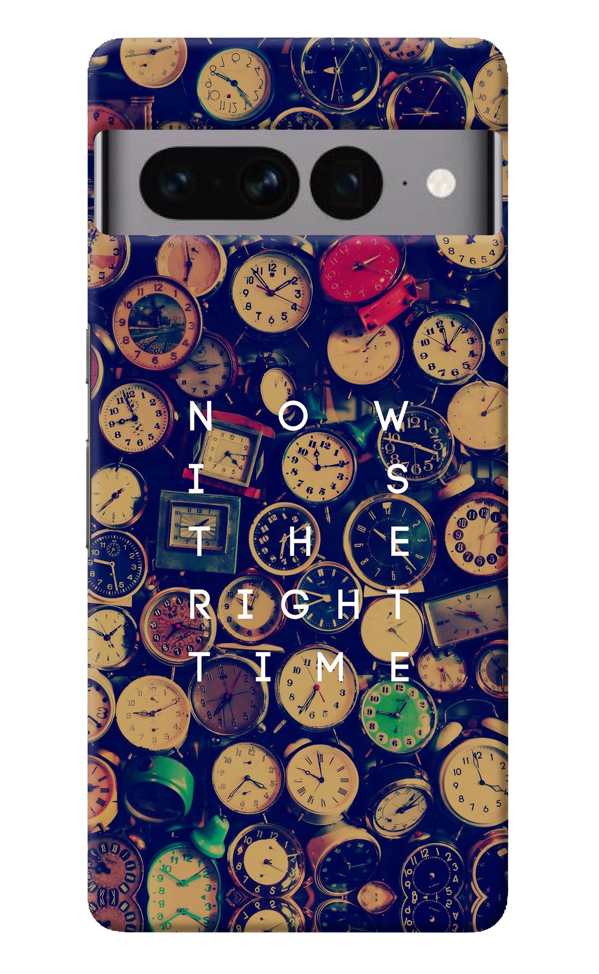 Now is the Right Time Quote Google Pixel 7 Pro Back Cover