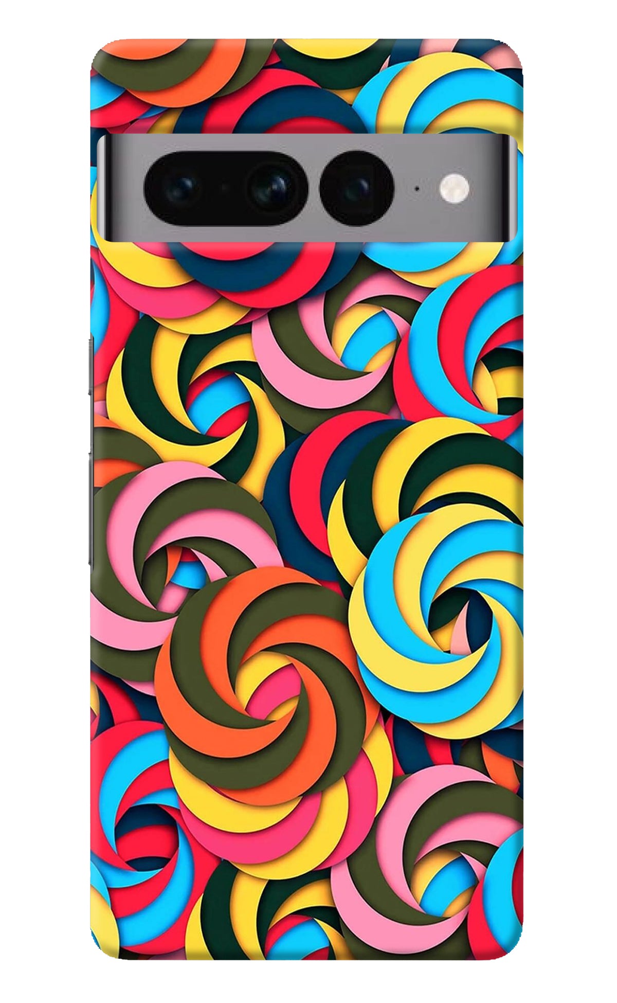 Spiral Pattern Google Pixel 7 Pro Back Cover