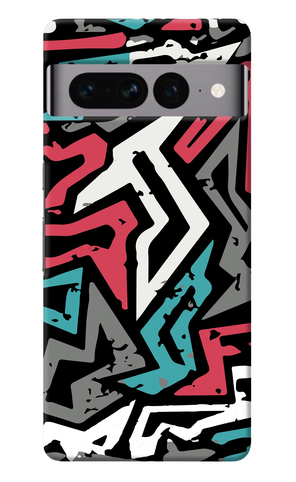 Geometric Graffiti Google Pixel 7 Pro Back Cover