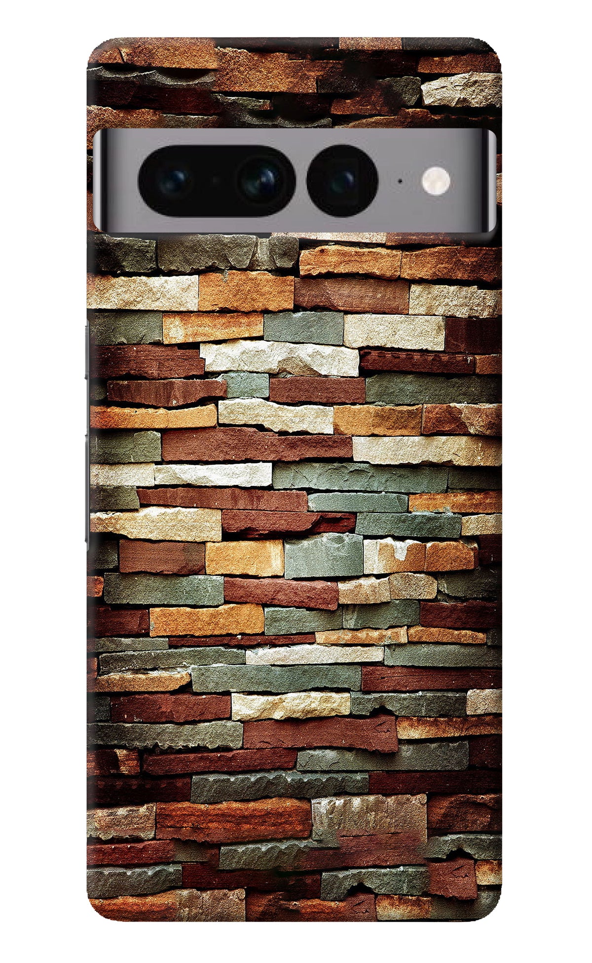 Bricks Pattern Google Pixel 7 Pro Back Cover