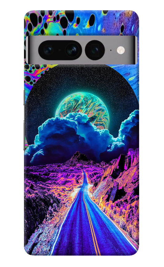 Psychedelic Painting Google Pixel 7 Pro Back Cover