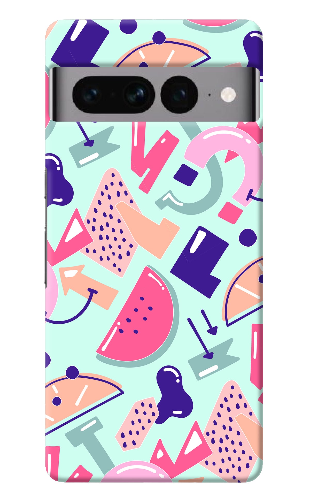 Doodle Pattern Google Pixel 7 Pro Back Cover