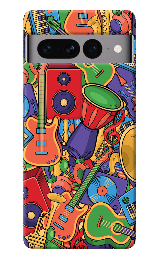 Music Instrument Doodle Google Pixel 7 Pro Back Cover