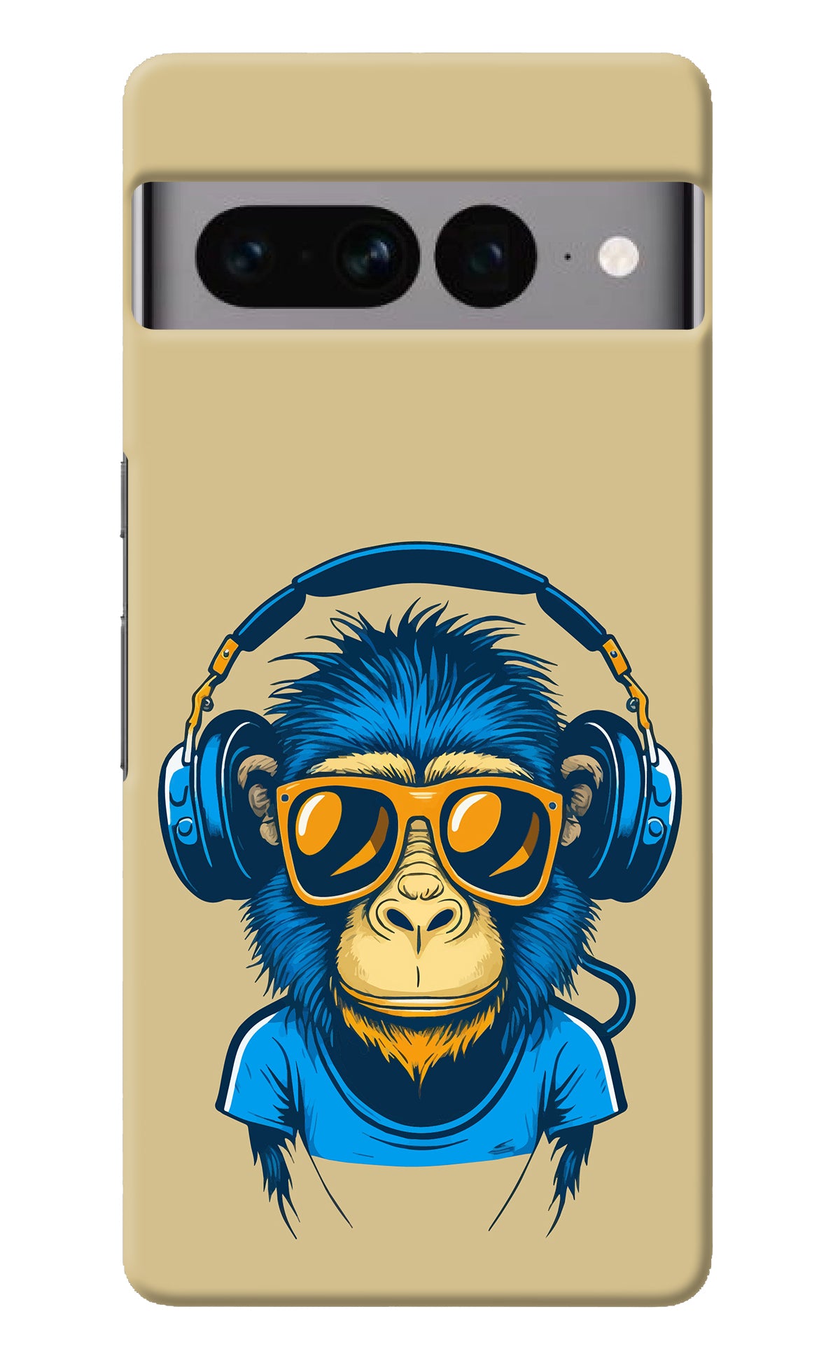 Monkey Headphone Google Pixel 7 Pro Back Cover