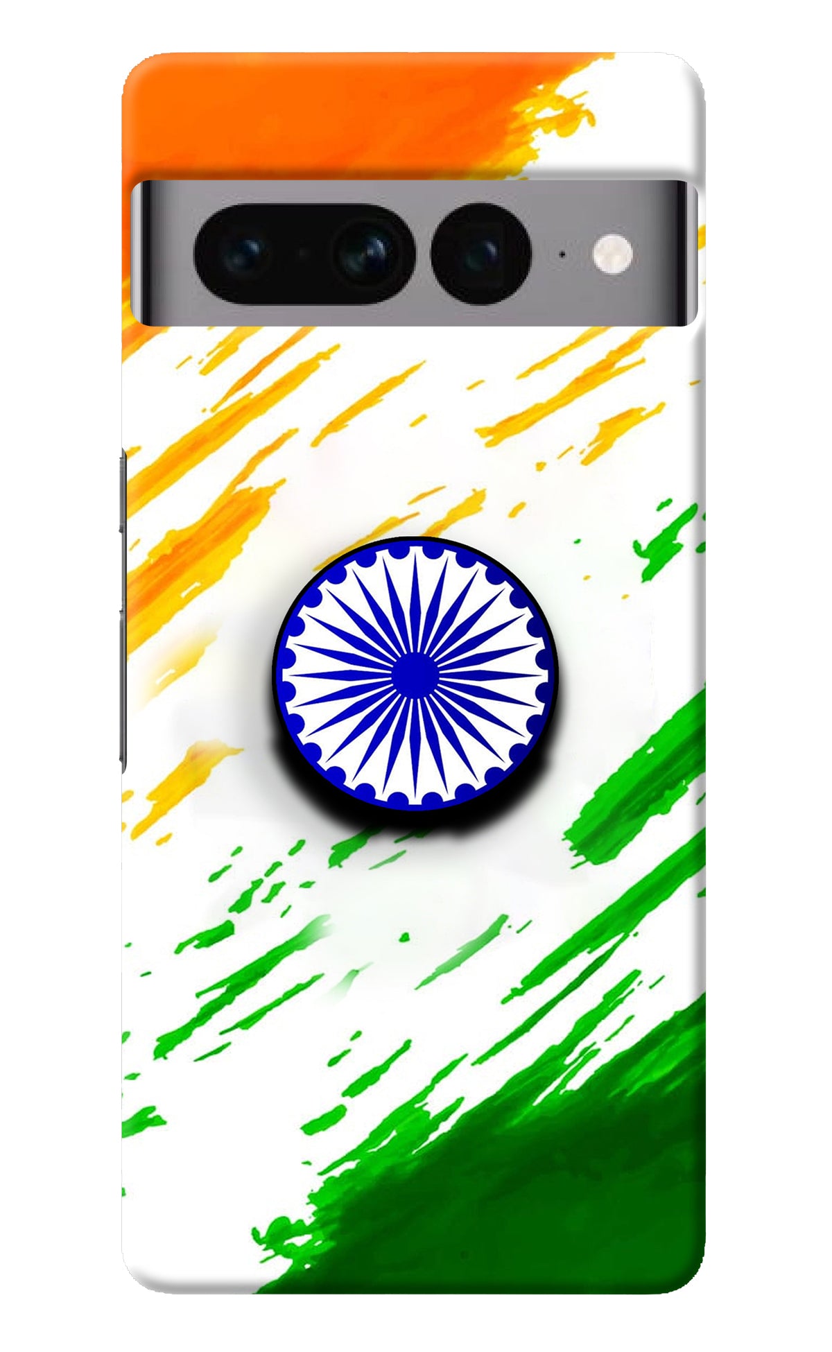 Indian Flag Ashoka Chakra Google Pixel 7 Pro Pop Case