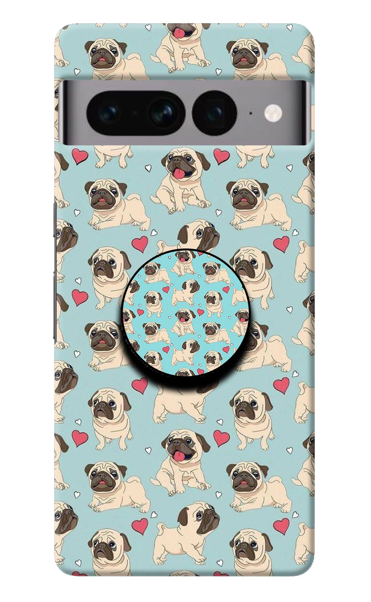 Pug Dog Google Pixel 7 Pro Pop Case