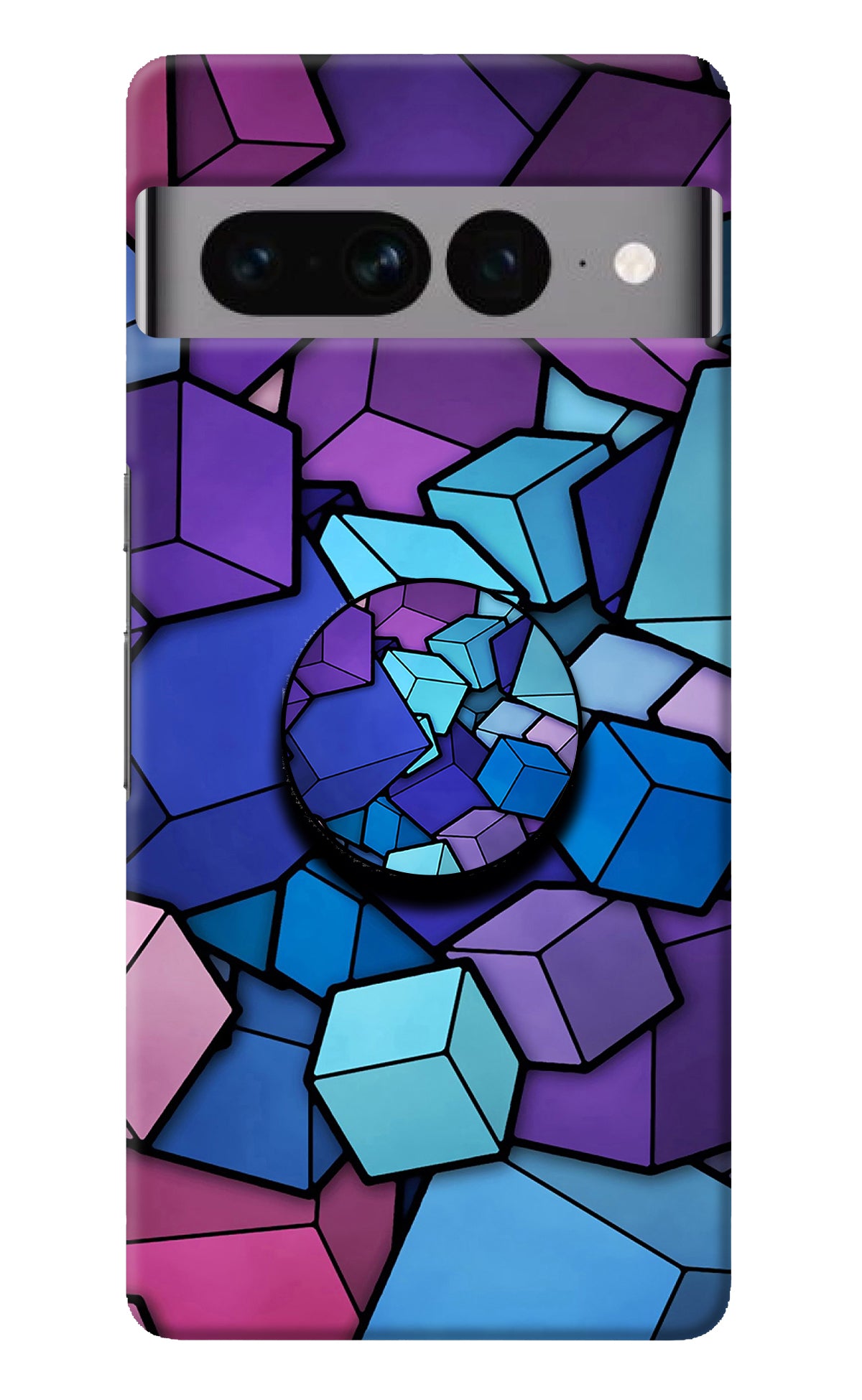 Cubic Abstract Google Pixel 7 Pro Pop Case