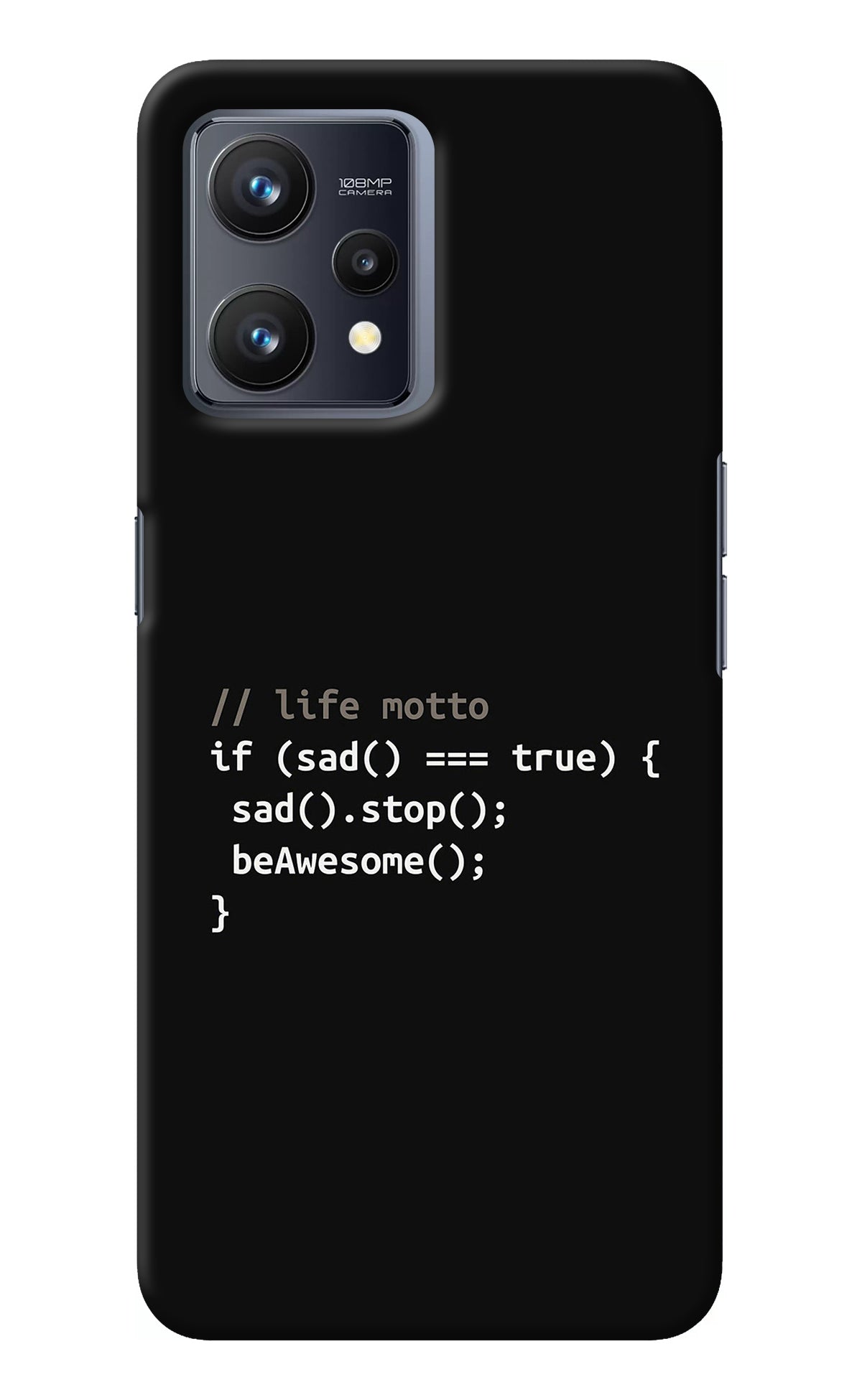 Life Motto Code Realme 9 4G Back Cover