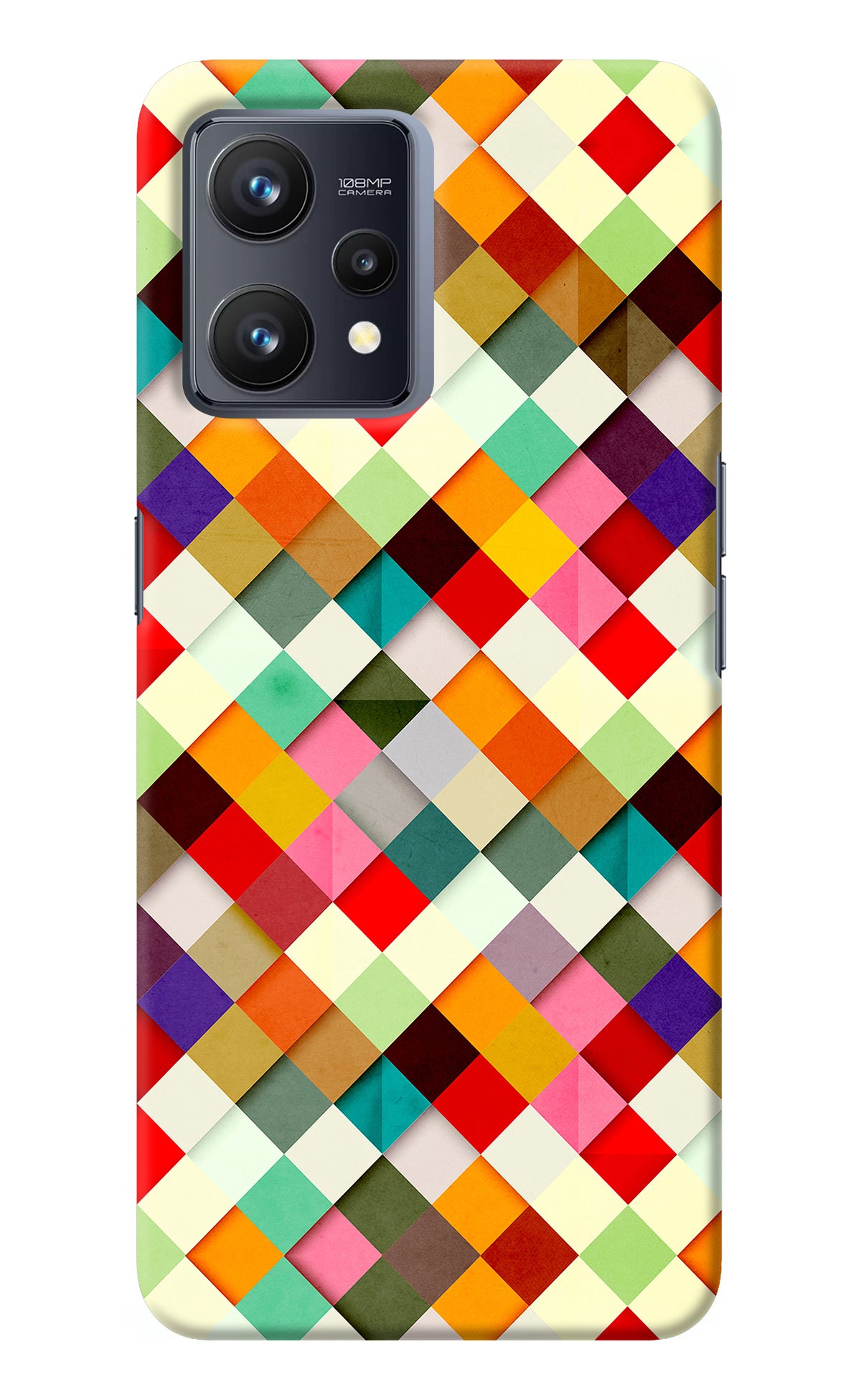 Geometric Abstract Colorful Realme 9 4G Back Cover