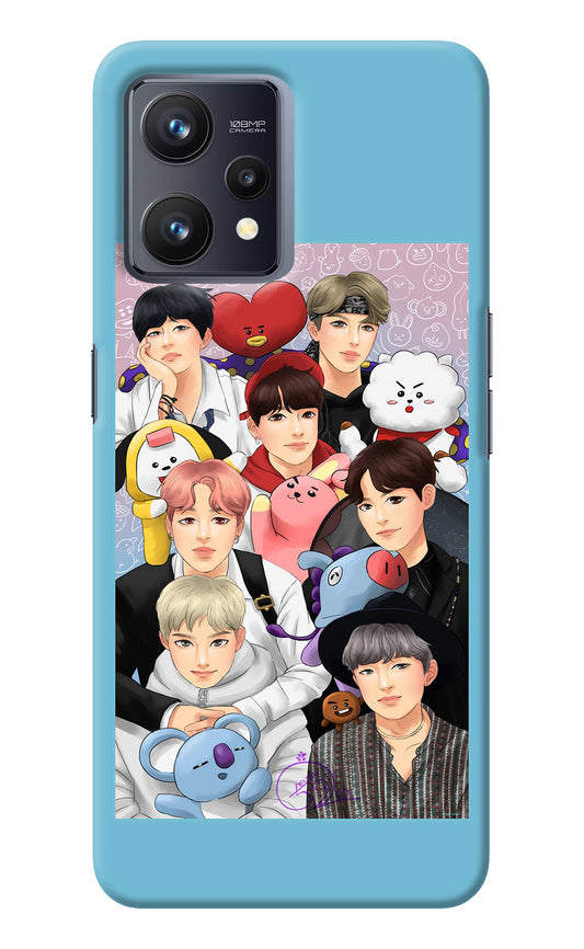 BTS with animals Realme 9 4G Back Cover