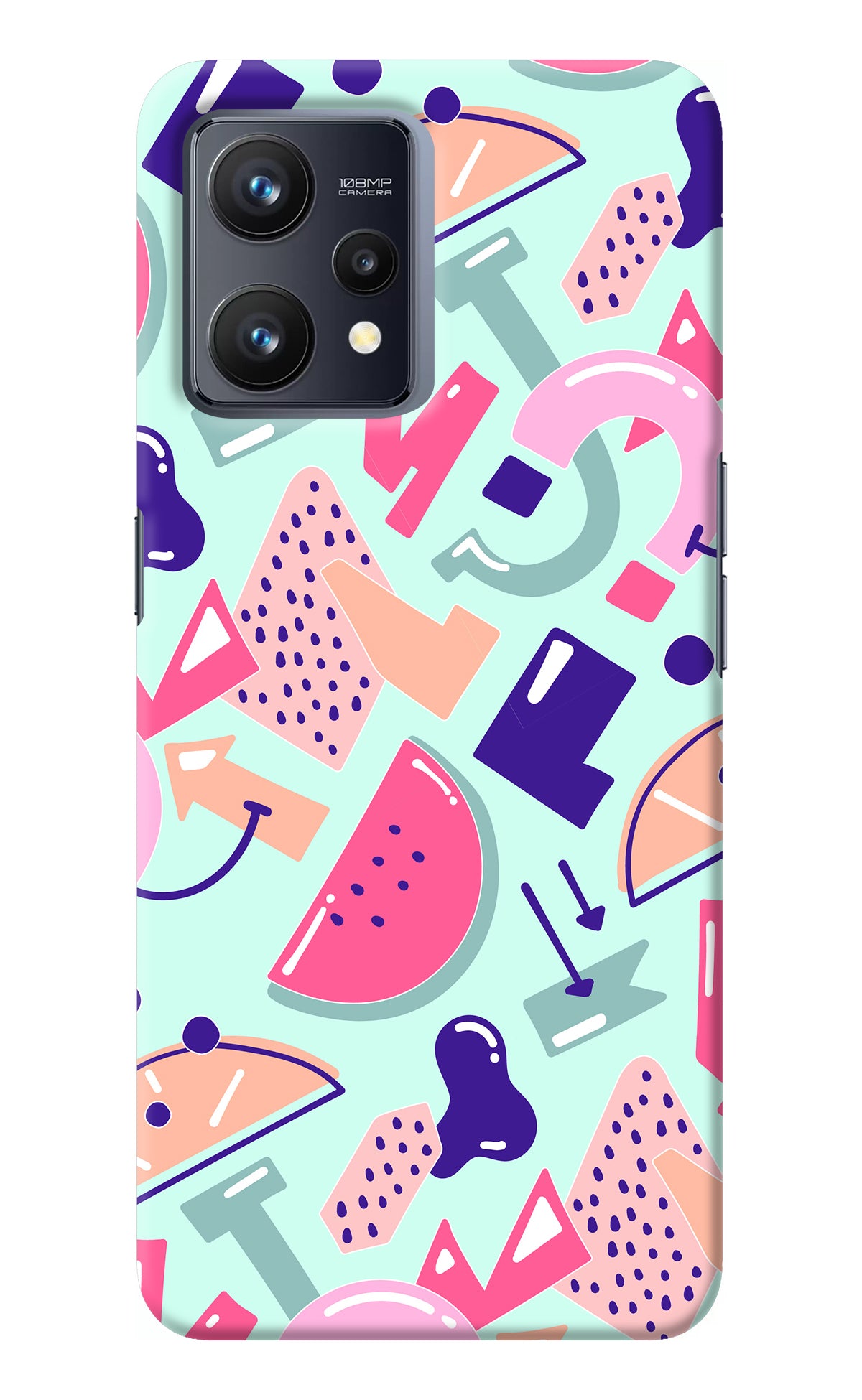 Doodle Pattern Realme 9 4G Back Cover