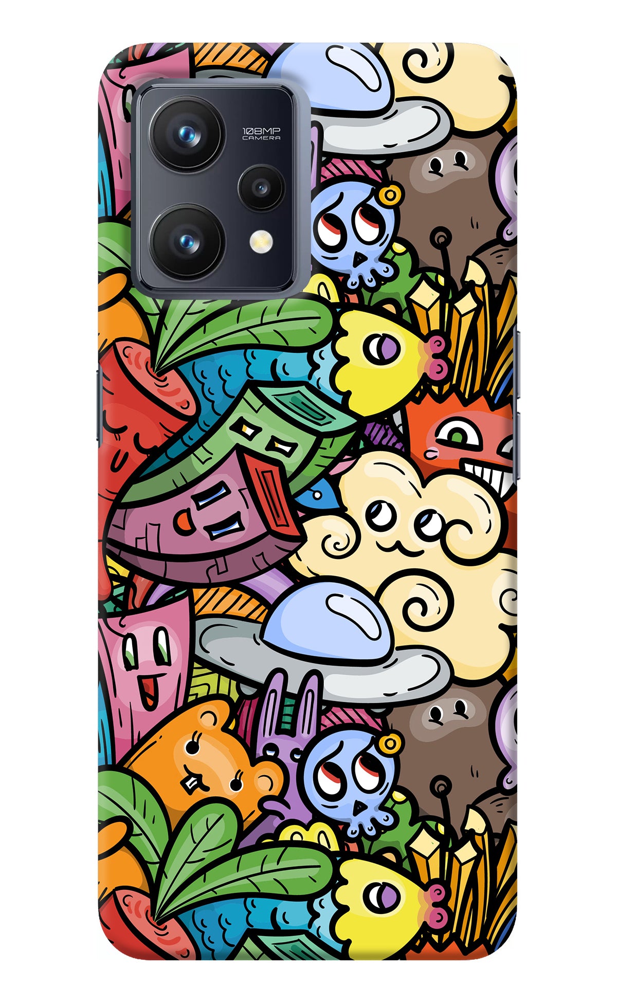 Veggie Doodle Realme 9 4G Back Cover