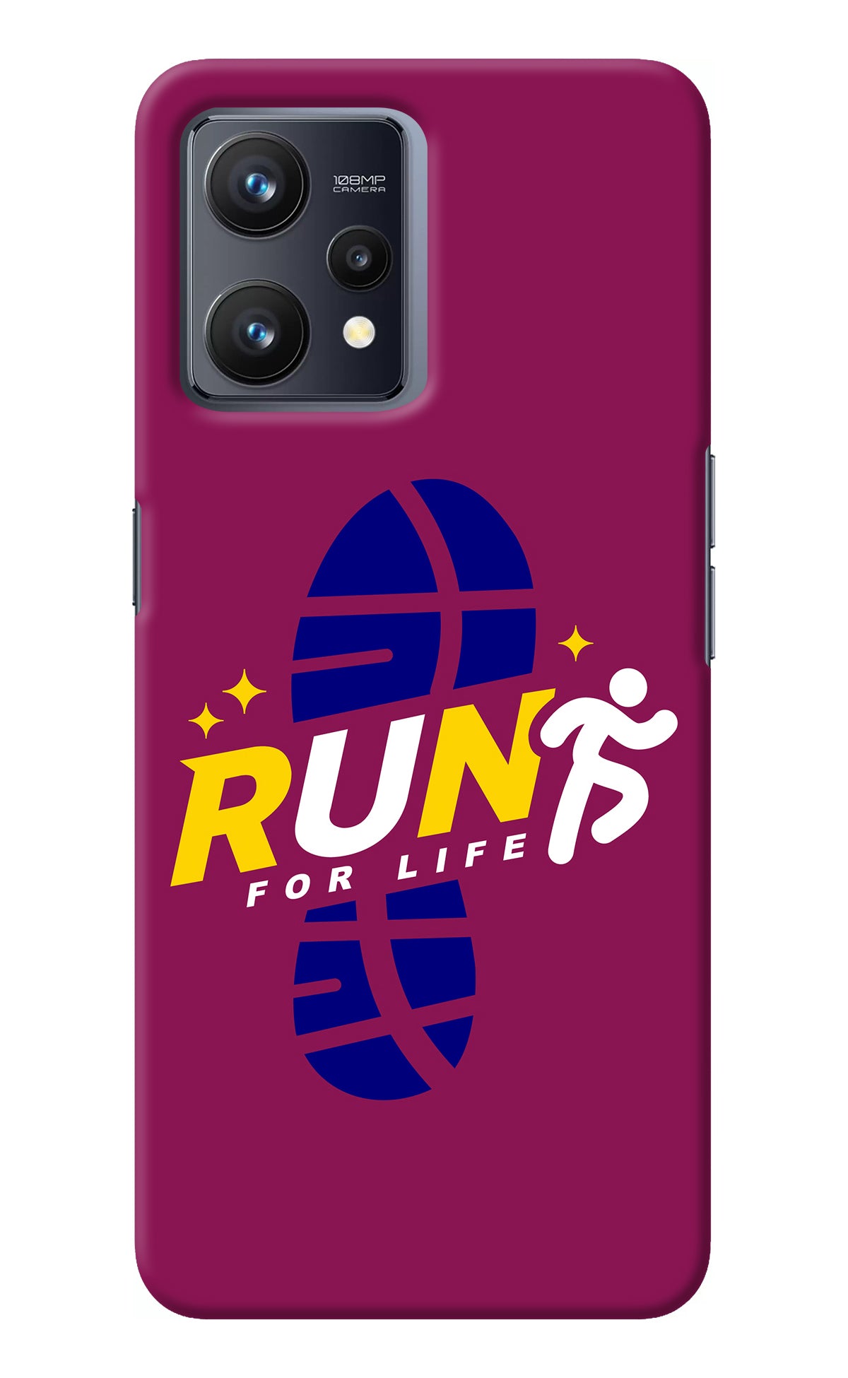 Run for Life Realme 9 4G Back Cover