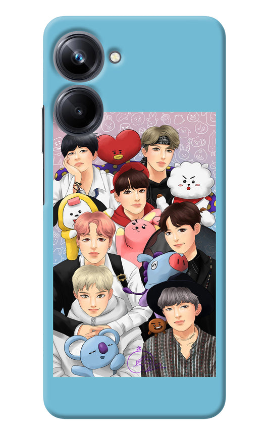 BTS with animals Realme 10 Pro 5G Back Cover