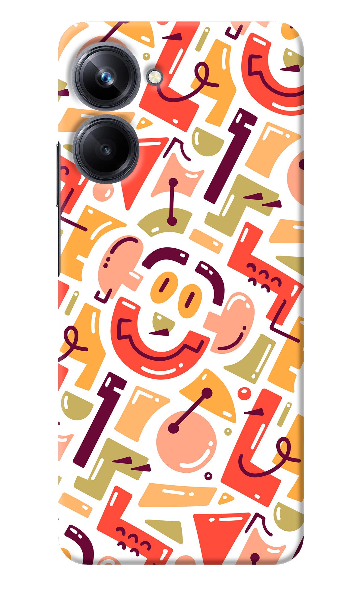 Doodle Pattern Realme 10 Pro 5G Back Cover