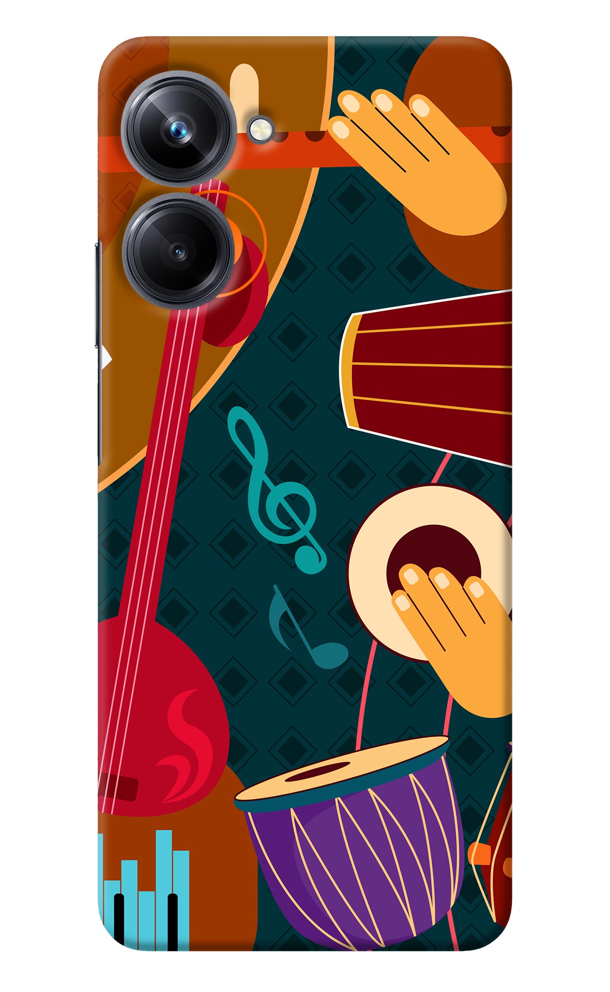 Music Instrument Realme 10 Pro 5G Back Cover