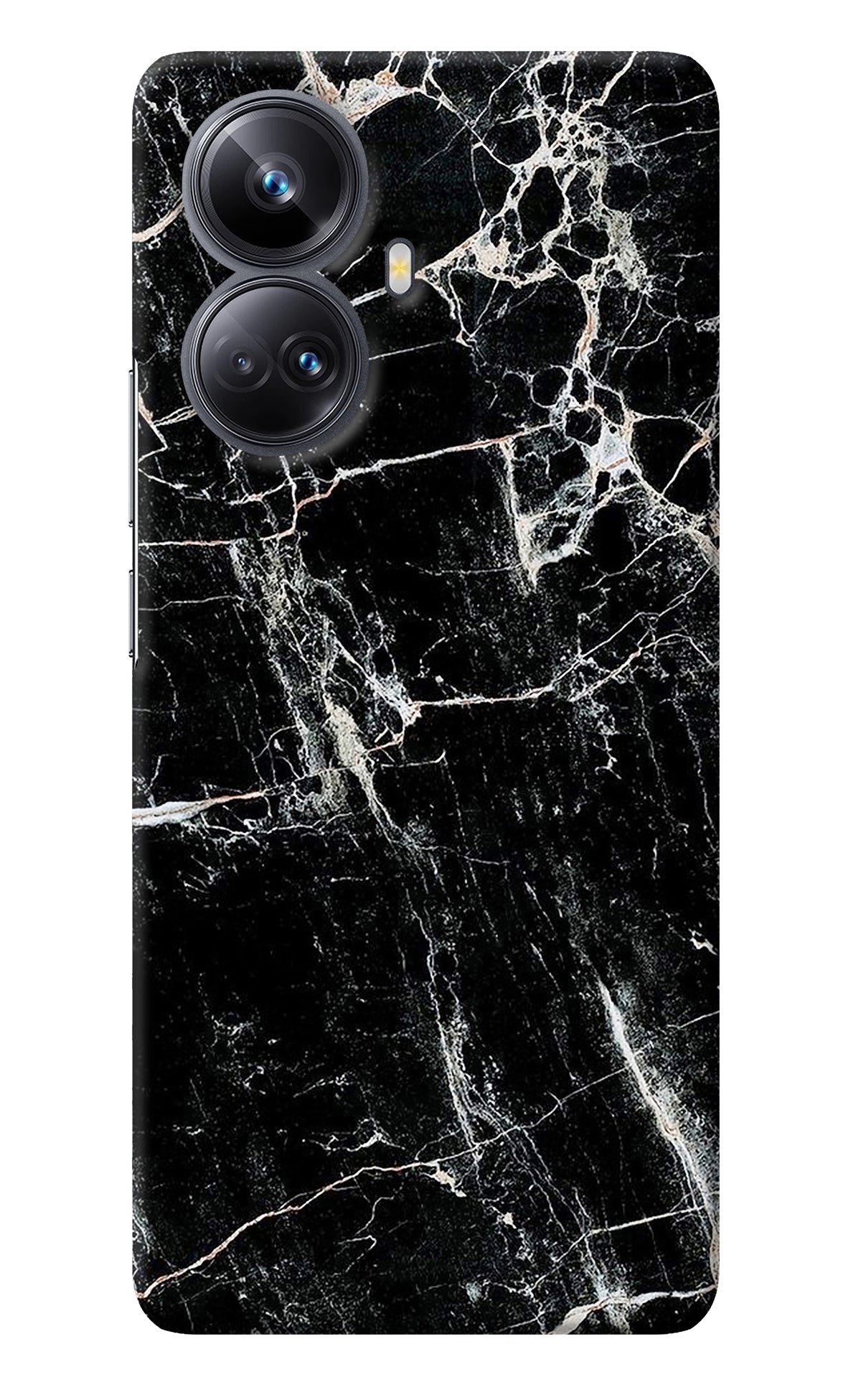 Black Marble Texture Realme 10 Pro+ 5G Back Cover