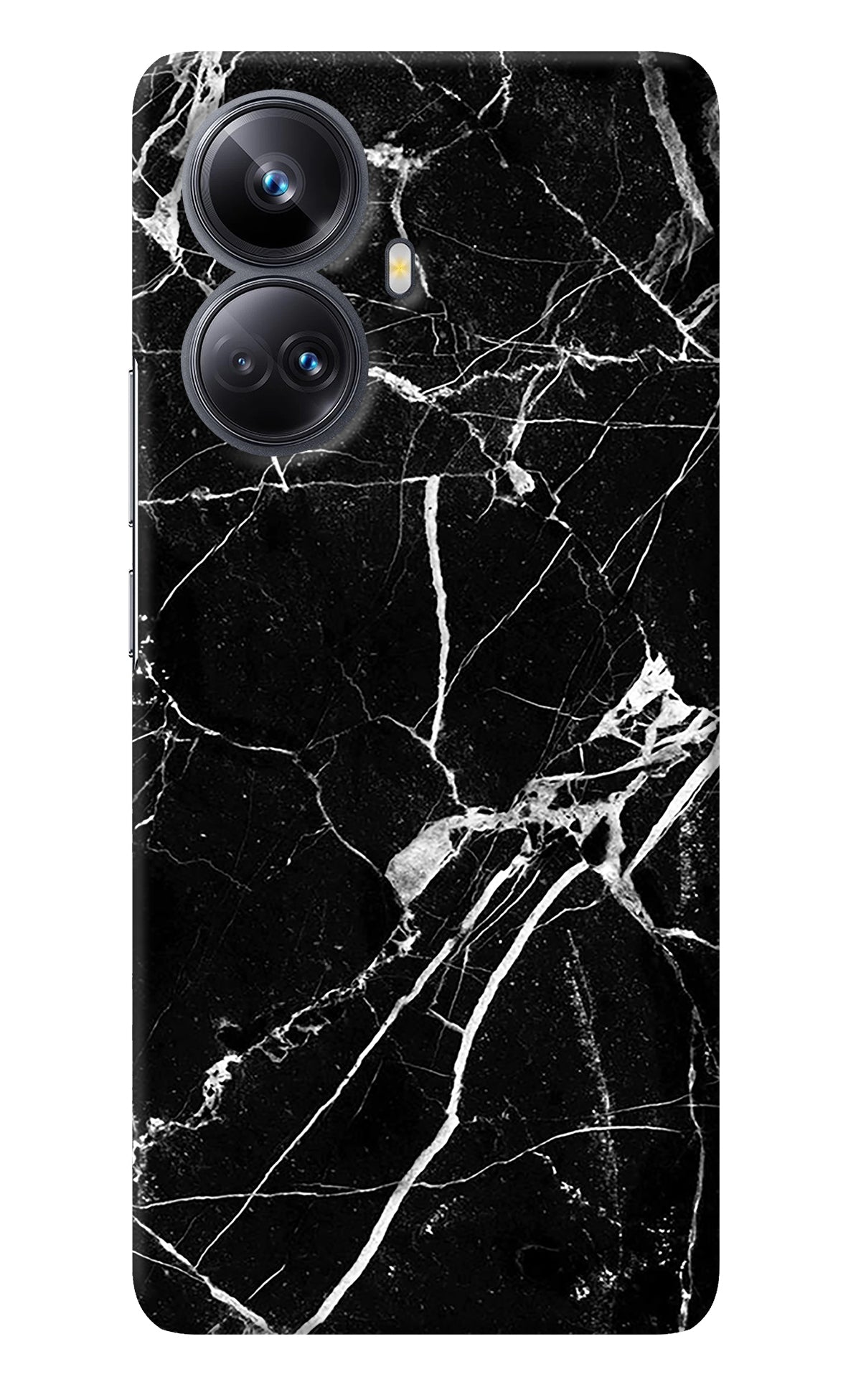 Black Marble Pattern Realme 10 Pro+ 5G Back Cover