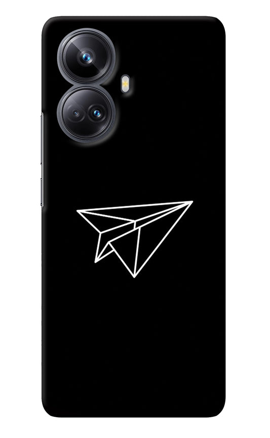 Paper Plane White Realme 10 Pro+ 5G Back Cover