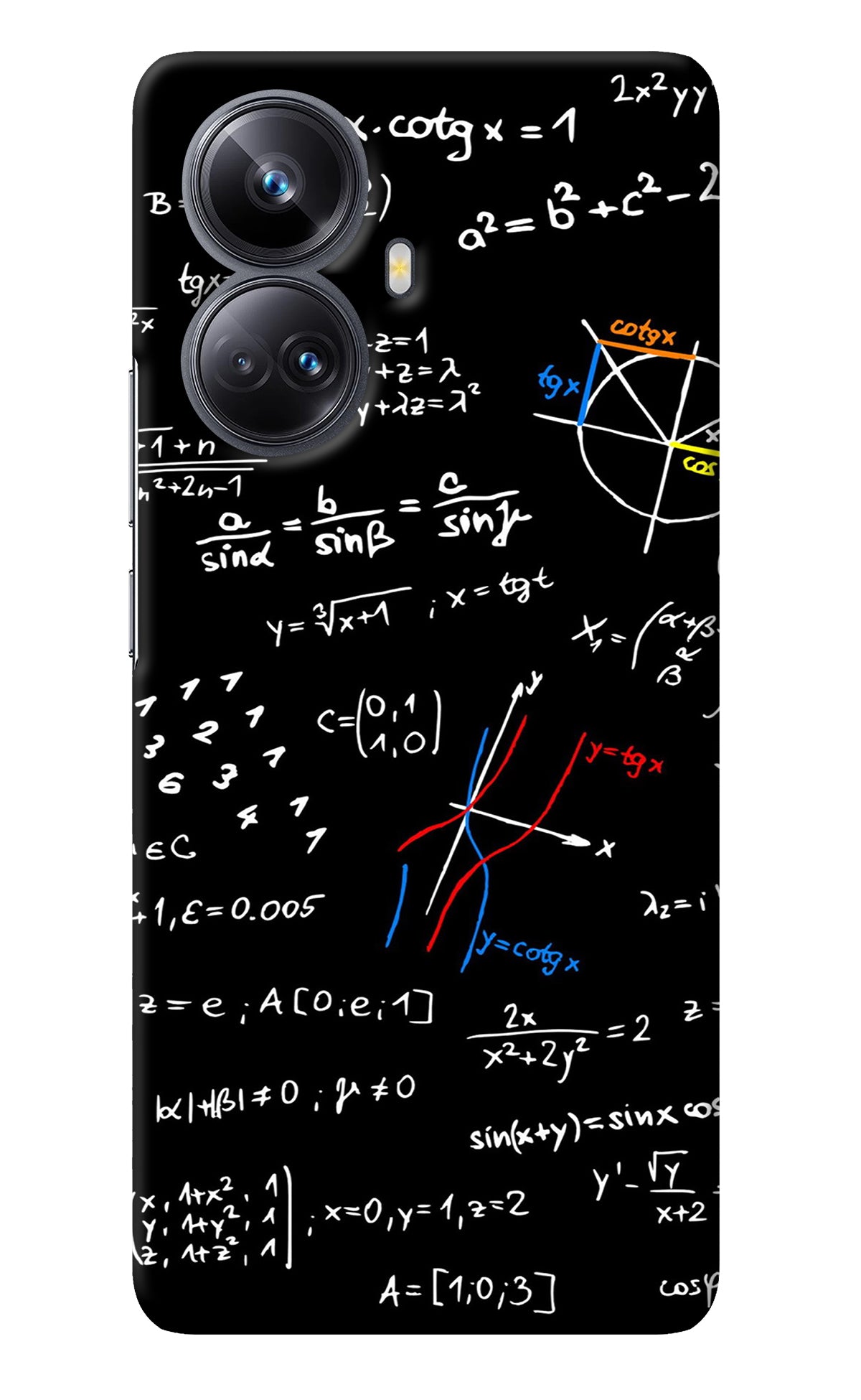 Mathematics Formula Realme 10 Pro+ 5G Back Cover