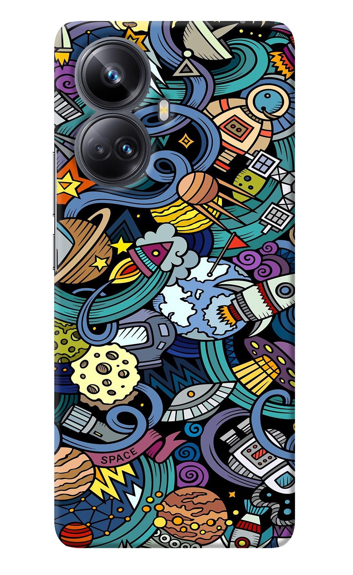 Space Abstract Realme 10 Pro+ 5G Back Cover