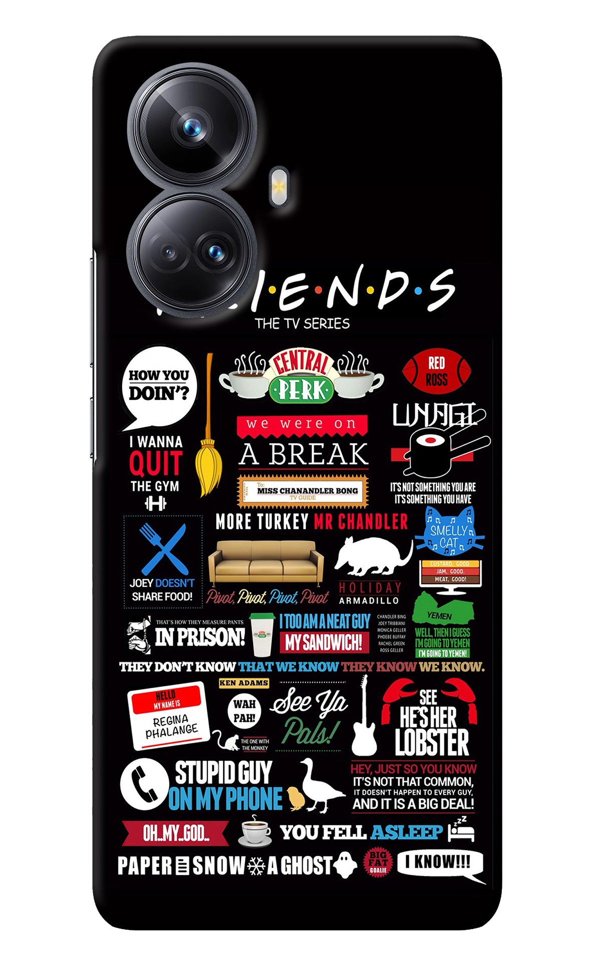 FRIENDS Realme 10 Pro+ 5G Back Cover