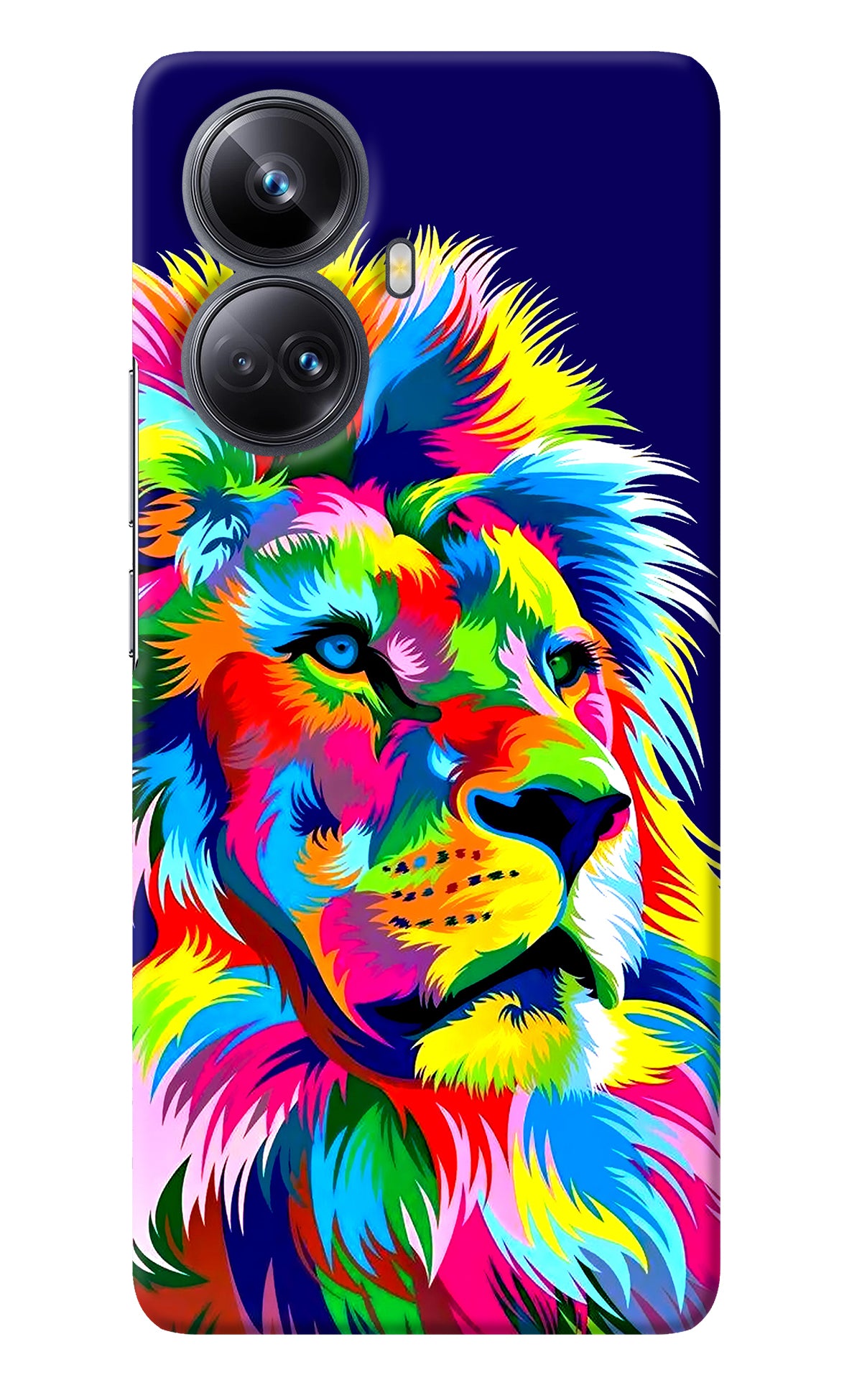 Vector Art Lion Realme 10 Pro+ 5G Back Cover