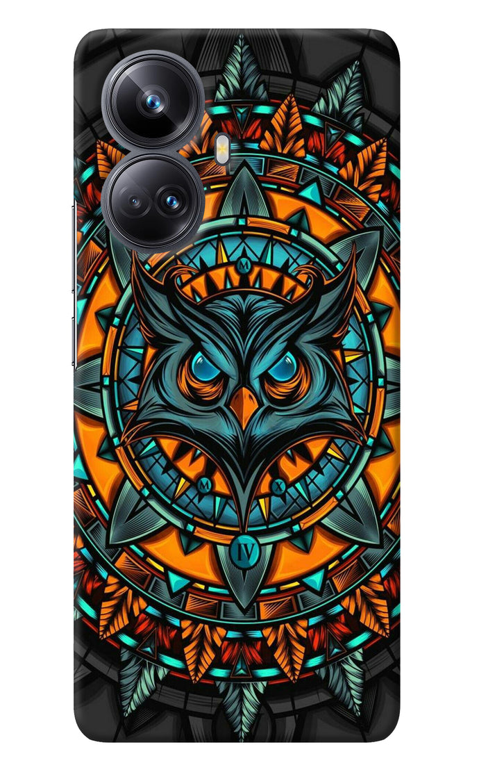 Angry Owl Art Realme 10 Pro+ 5G Back Cover