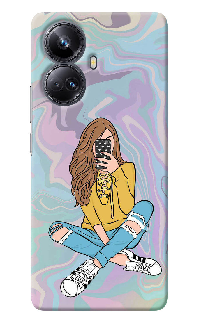 Selfie Girl Realme 10 Pro+ 5G Back Cover