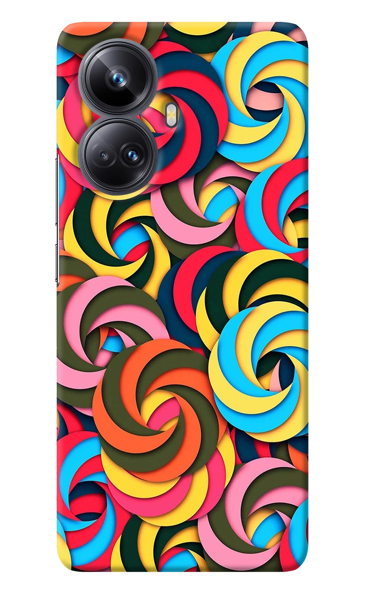 Spiral Pattern Realme 10 Pro+ 5G Back Cover