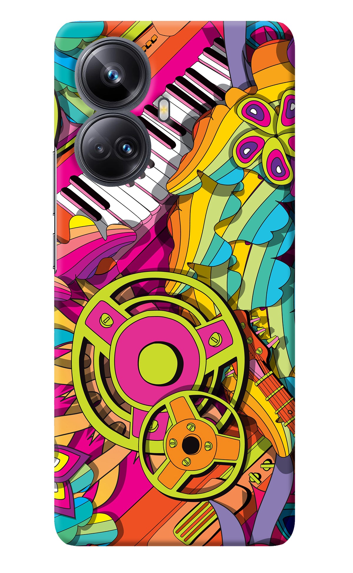 Music Doodle Realme 10 Pro+ 5G Back Cover