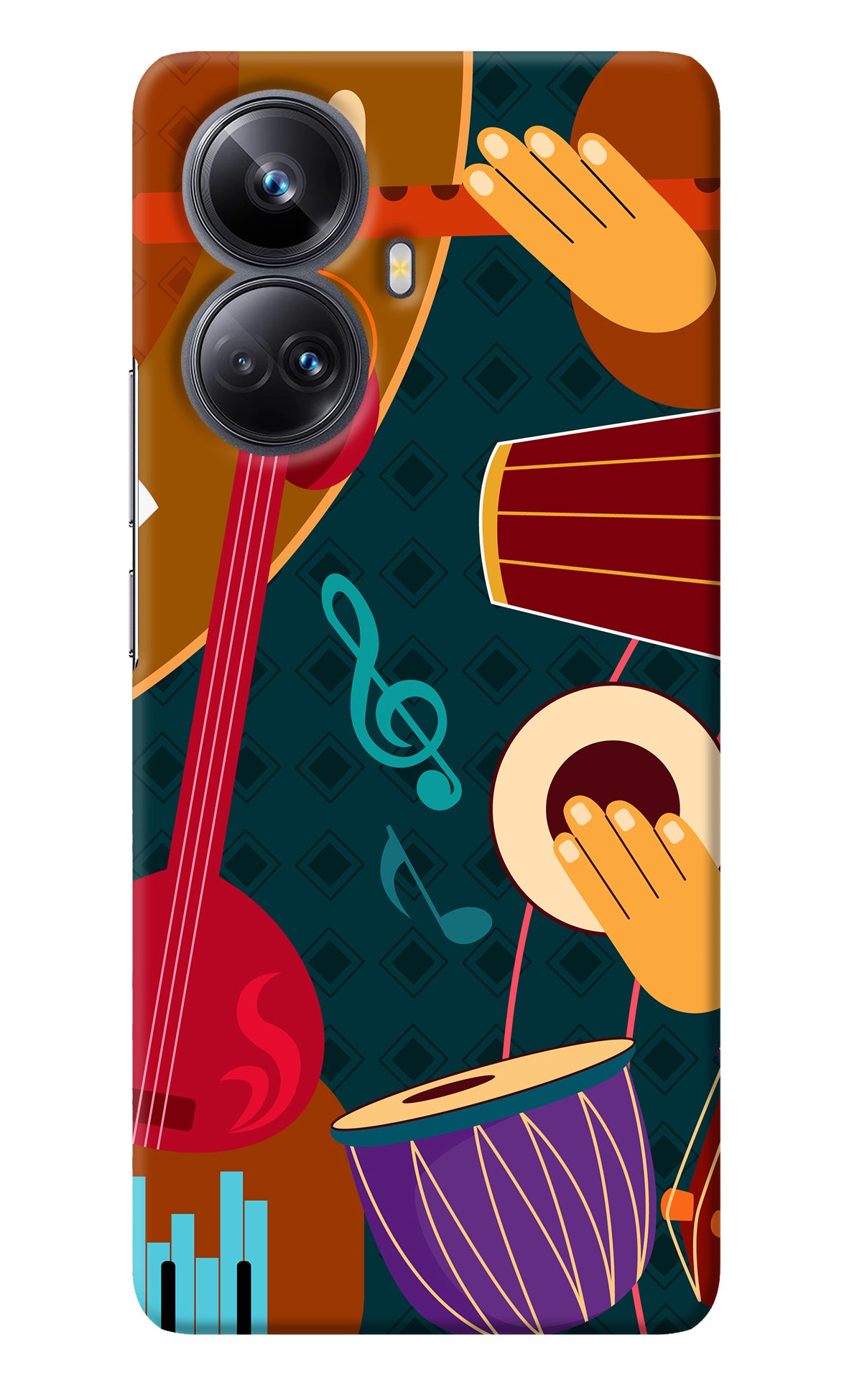 Music Instrument Realme 10 Pro+ 5G Back Cover