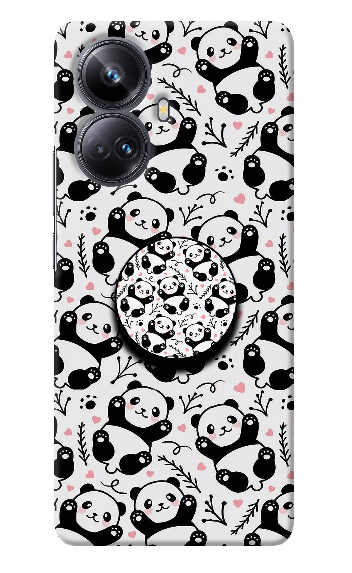 Cute Panda Realme 10 Pro+ 5G Pop Case