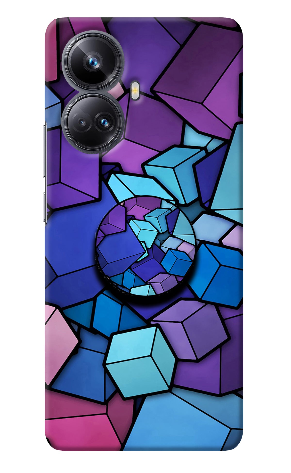 Cubic Abstract Realme 10 Pro+ 5G Pop Case