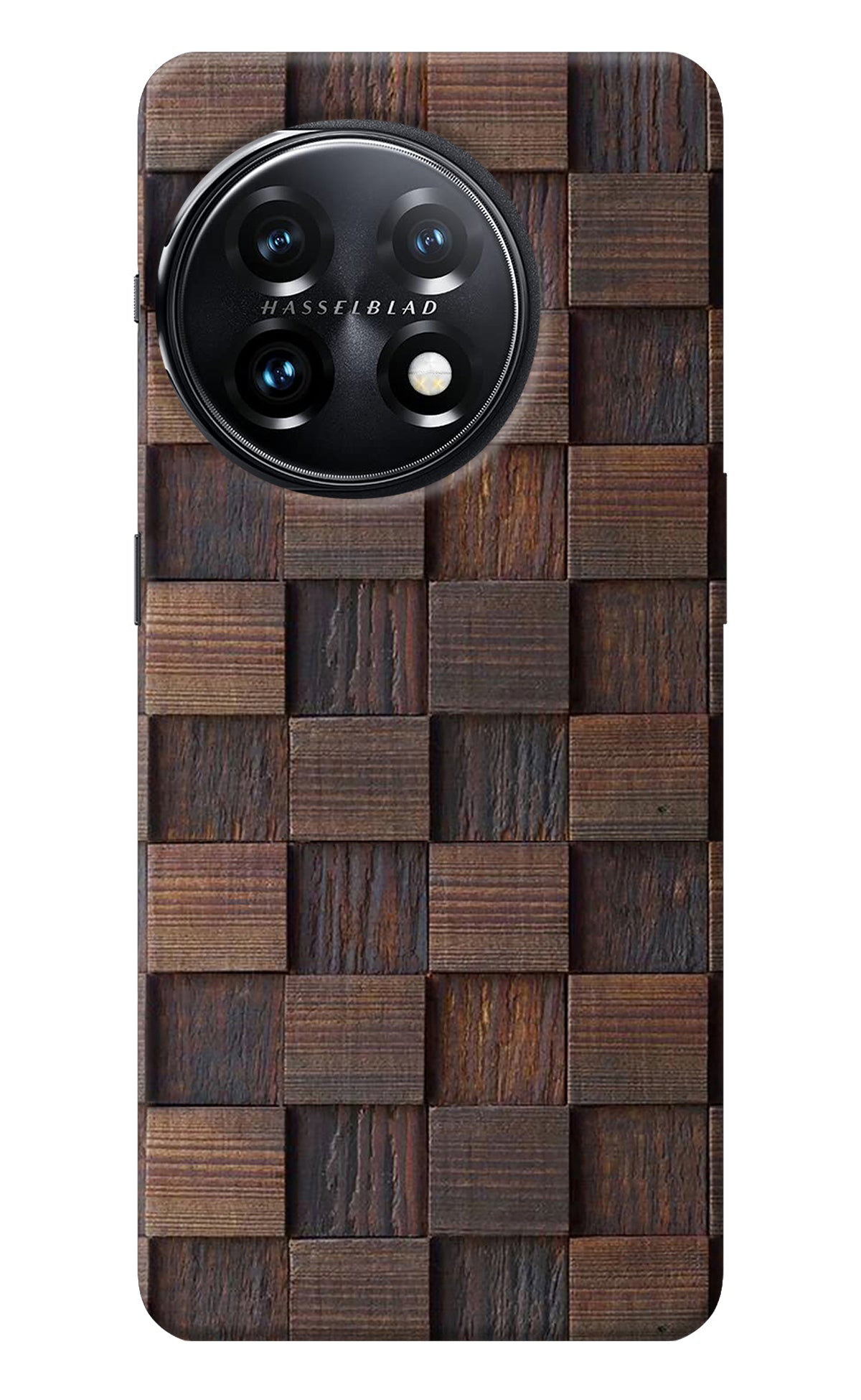 Wooden Cube Design OnePlus 11 5G Back Cover