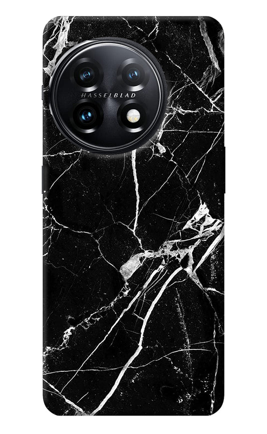 Black Marble Pattern OnePlus 11 5G Back Cover