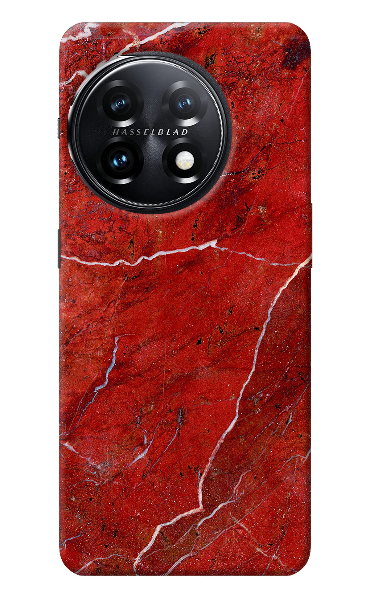 Red Marble Design OnePlus 11 5G Back Cover